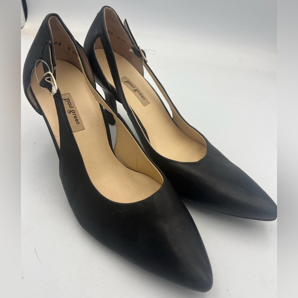 Paul Green Echt Leader Super Soft Black Leather Pumps/Heels. Women’s US Size 8 - Picture 2 of 14